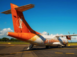 An ATR-72 aircraft from Air Calédonie