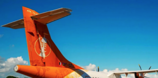 An ATR-72 aircraft from Air Calédonie