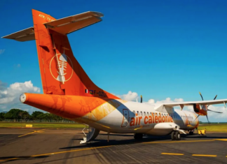 An ATR-72 aircraft from Air Calédonie