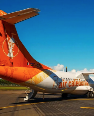 An ATR-72 aircraft from Air Calédonie