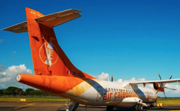 An ATR-72 aircraft from Air Calédonie