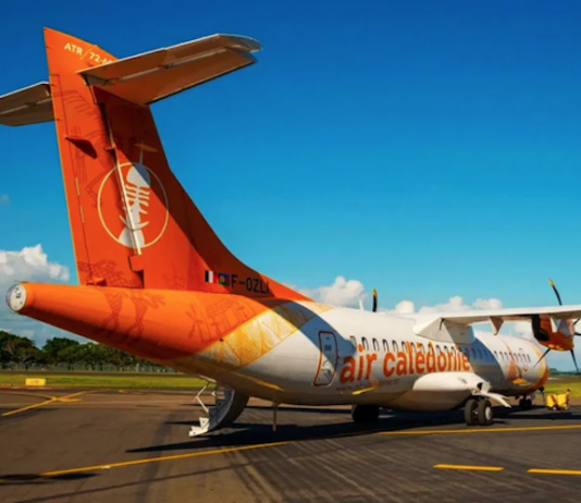 An ATR-72 aircraft from Air Calédonie