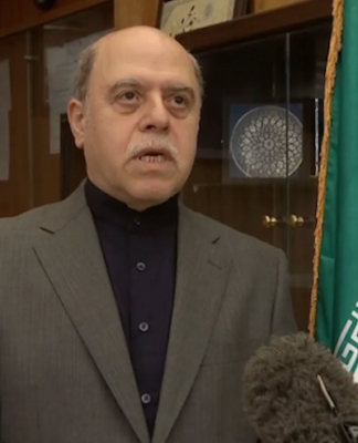 Iran's Ambassador Reza Nazar Ahari