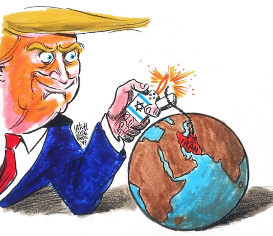 Carlos Latuff on the US-Israel dual attacks on Iran