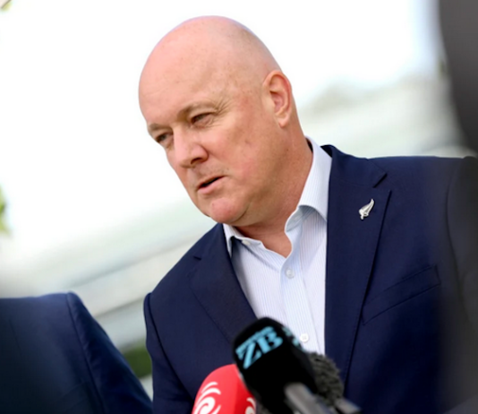 NZ Prime Minister Christopher Luxon