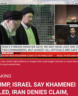 Trump and Netanyahu claim the Iranian Supreme Leader, Ali Khamenei, has been killed