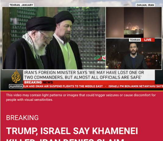 Trump and Netanyahu claim the Iranian Supreme Leader, Ali Khamenei, has been killed