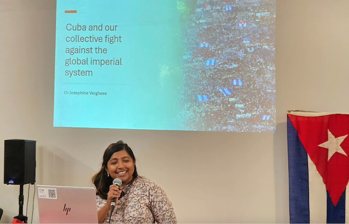 University lecturer Dr Josephine Varghese talks about her recent Cuban solidarity experience