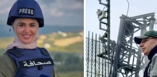 Two of the three latest Lebanese journalists assassinated by Israel . . . Fatemeh Fatouni (left)