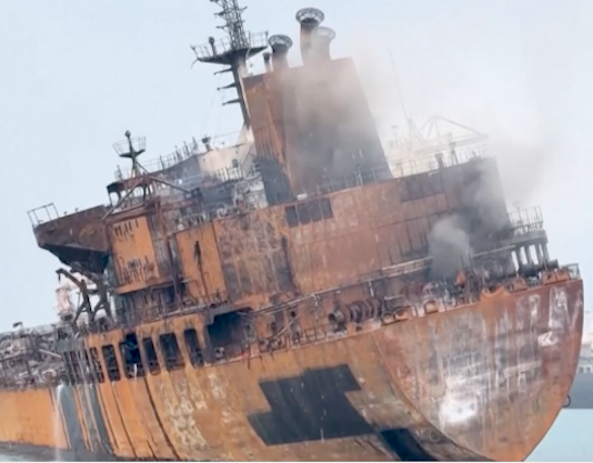 Iran attacked two tankers in the Strait of Hormuz