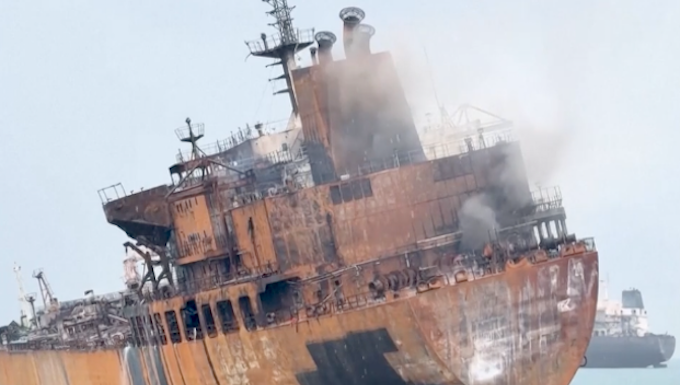Iran attacked two tankers in the Strait of Hormuz
