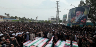 Densely populated parts of Tehran are being pounded by wave after wave of US and Israeli bombs.  Shahid Hamedani School in Tehran was struck on the day of the funerals of he schoolgirls from Minab