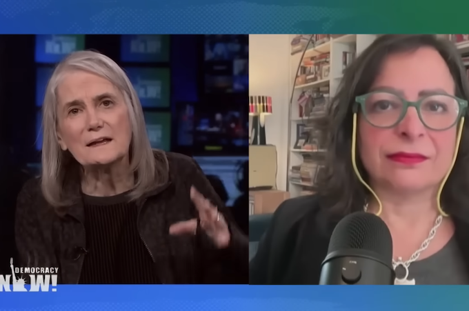 Laleh Khalili DN 680wide Democracy Now host Amy Goodman interviewing economist Dr Laleh Khalili