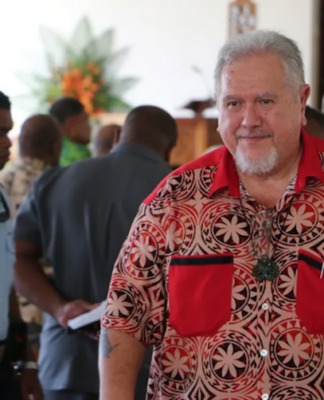 French Polynesia's President Moetai Brotherson