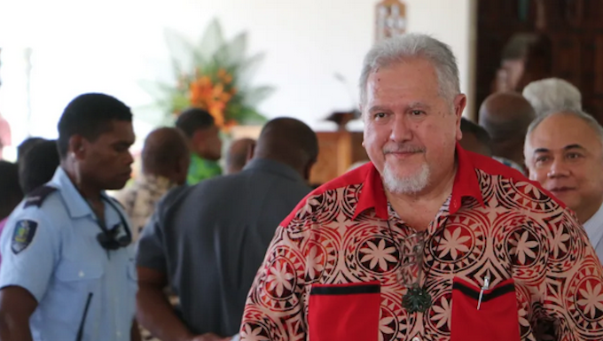 French Polynesia's President Moetai Brotherson