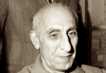 Iranian politician, author, and lawyer Mohammad Mossadegh