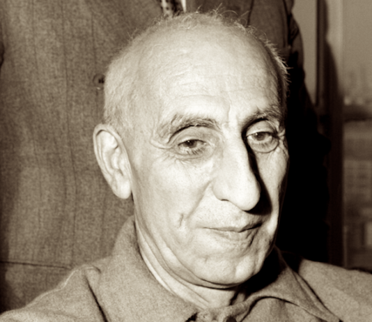 Iranian politician, author, and lawyer Mohammad Mossadegh