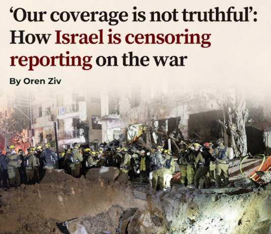How +972 Magazine reports the censorship in Israeli media coverage of the war on Iran