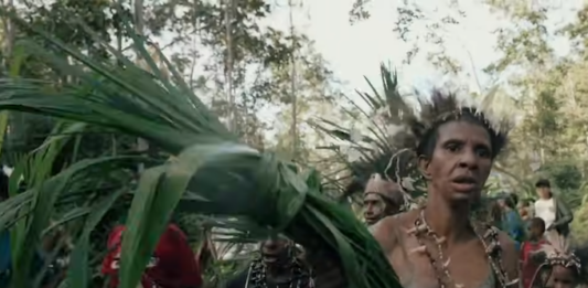 West Papuan doco Pig Feast exposes oligarchs, food security crisis and ecocide under noses of military Village resisters against the massive destruction of rainforest as portrayed in the new West Papuan documentary Pesta Babi - Pig Feast