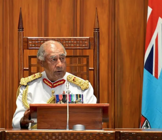 Former Fijian President Ratu Epeli Nailatikau