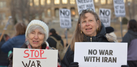 New Zealand ‘shameful’ over Iran stance, says Peace Movement Aotearoa Community members in Iowa protest against the US-Israeli war on Iran