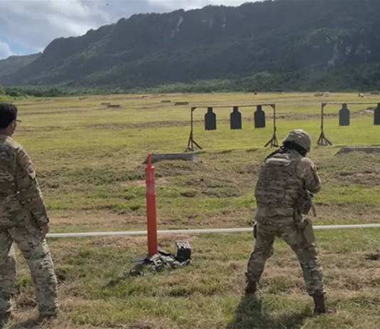 A draft US military training document for Guam and the Northern Mariana Islands provides for joint military training exercises