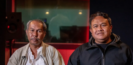 Producer Victor Mambor (left) and director Dandhy Dwi Laksono of Pesta Babi (Pig Feast)