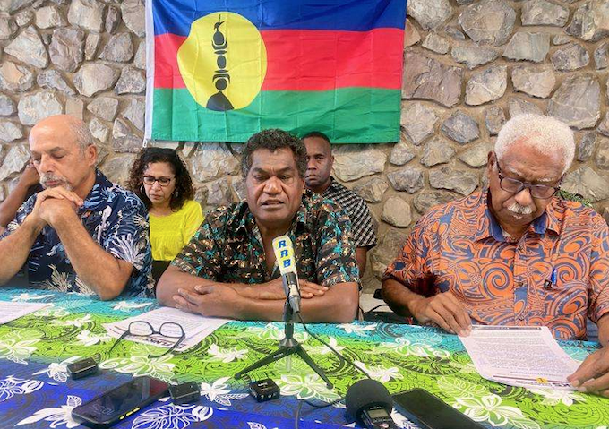 Christian Téin, president of the Kanak and Socialist National Liberation Front (FLNKS)