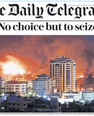 Owen Jones: At The Telegraph, journalist support for Israel is now mandatory "Israel’s supporters in the West have launched the biggest assault on free speech since the height of McCarthyism"