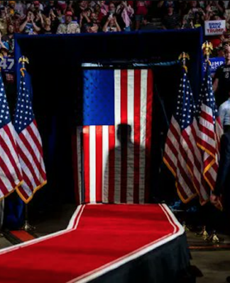 So now this modern American Nero struggles to convince us that he "won"