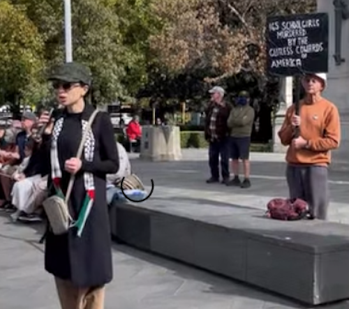 Iranian-Kiwi activist and writer Donna Miles 