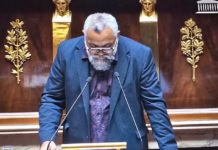 Pro-independence advocate Emmanuel Tjibaou, one of the two MPs representing New Caledonia at the Assembly