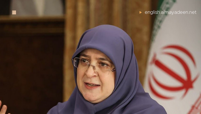 Iranian spokesperson Fatemeh Mohajerani