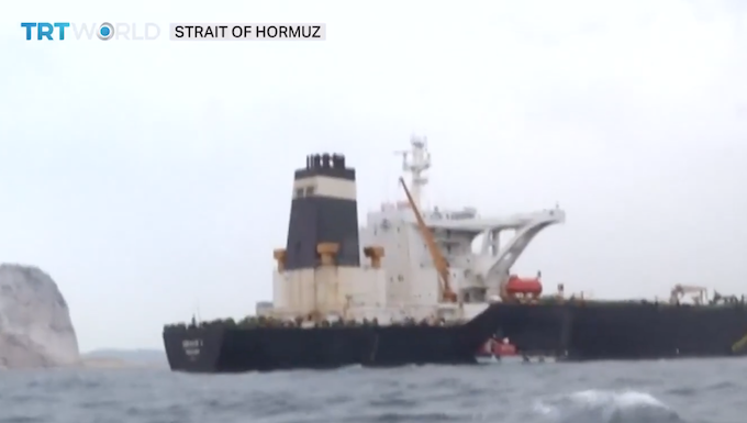 US blockade of the Strait of Hormuz begins