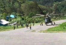 Indonesian military forces conduct operations in Intan Jaya, Papua province