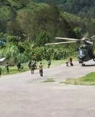 Indonesian military forces conduct operations in Intan Jaya, Papua province