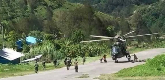 Indonesian military forces conduct operations in Intan Jaya, Papua province