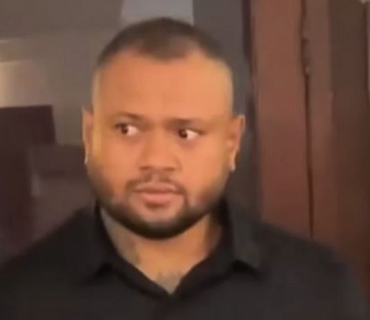 Fiji drug peddler Jone Vakarisi at a court appearance in March 2026