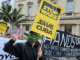 A rally against the war on Iran in Auckland, New Zealand, last weekend