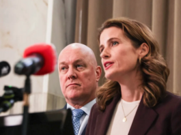 NZ Prime Minister Christopher Luxon and Finance Minister Nicola Willis