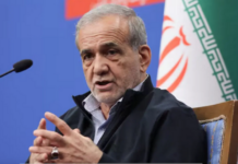 Iranian President Masoud Pezeshkian