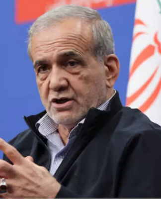 Iranian President Masoud Pezeshkian