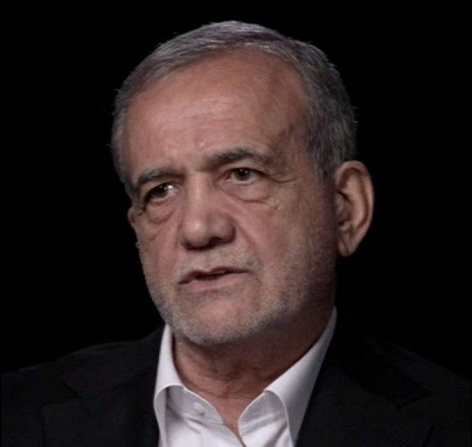 Iranian President Masoud Pezeshkian