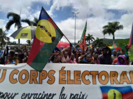 A pro-Kanak independence rally for New Caledonia