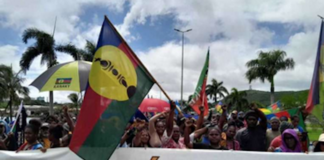 A pro-Kanak independence rally for New Caledonia
