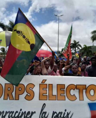 A pro-Kanak independence rally for New Caledonia