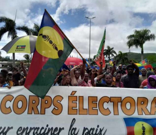A pro-Kanak independence rally for New Caledonia