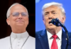 Pope Leo and US President Donald Trump