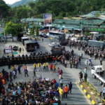 Indonesian security forces crack down on a Papuan protest over the Puncak massacre