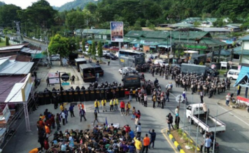 Indonesian security forces crack down on a Papuan protest over the Puncak massacre